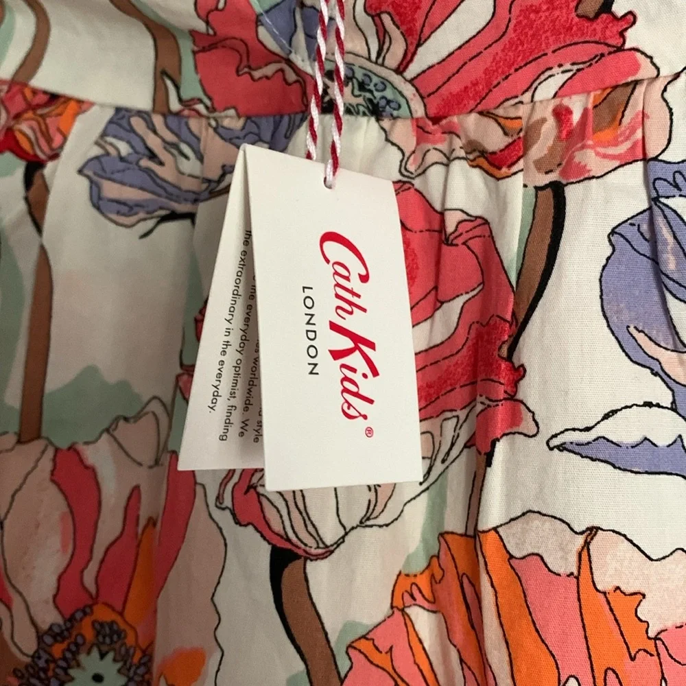 Cath Kidston‎ Summer Poppy Midscale Mini Kaftan Dress 5-6 years